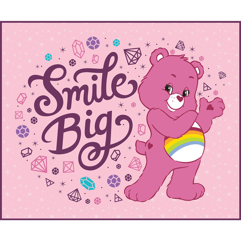 Care Bears - Sparkle & Shine Smile Big in Pink Panel