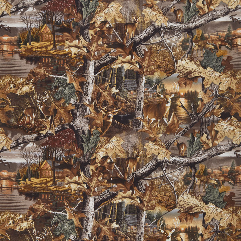 Realtree - Lakeside Sunset Allover Multi Yardage