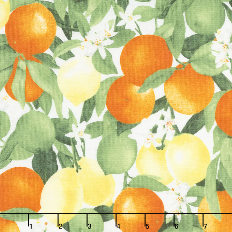 Ambrosia Farm - Citrus Grove Morning Light Fabric Yardage