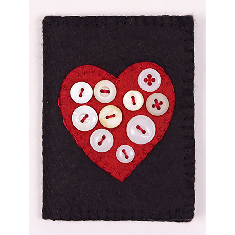 Grandma's Buttons Wool Needlecase Kit