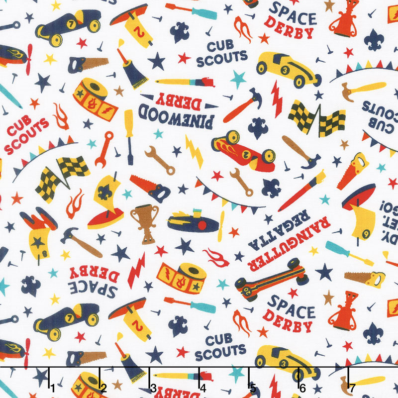 Cub Scouts - Cub Scouts Derby White Yardage