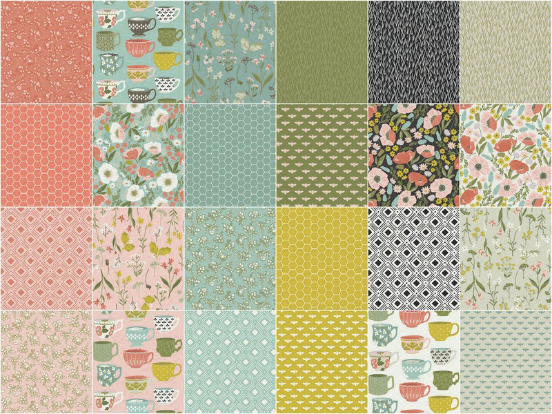 Tea with Bea 10" Stackers Katherine Lenius Riley Blake