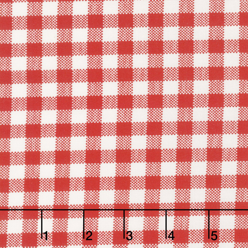 Sugar Sack - Gingham Check Red Yardage