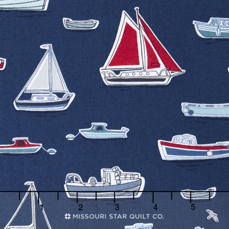 Marina - Boats Blue Yardage