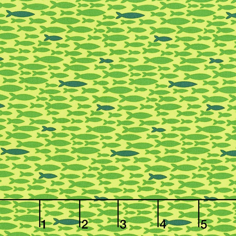 Reef - Fish Grasshopper Yardage