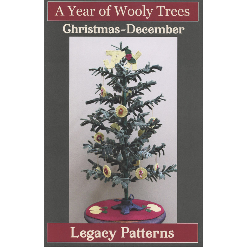 A Year of Wooly Trees Pattern - December Christmas