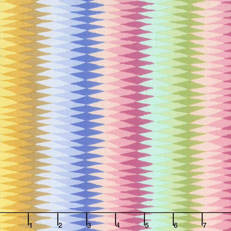 Kaffe Fassett Collective Fall 2018 - Day Diamond Stripe Multi Yardage