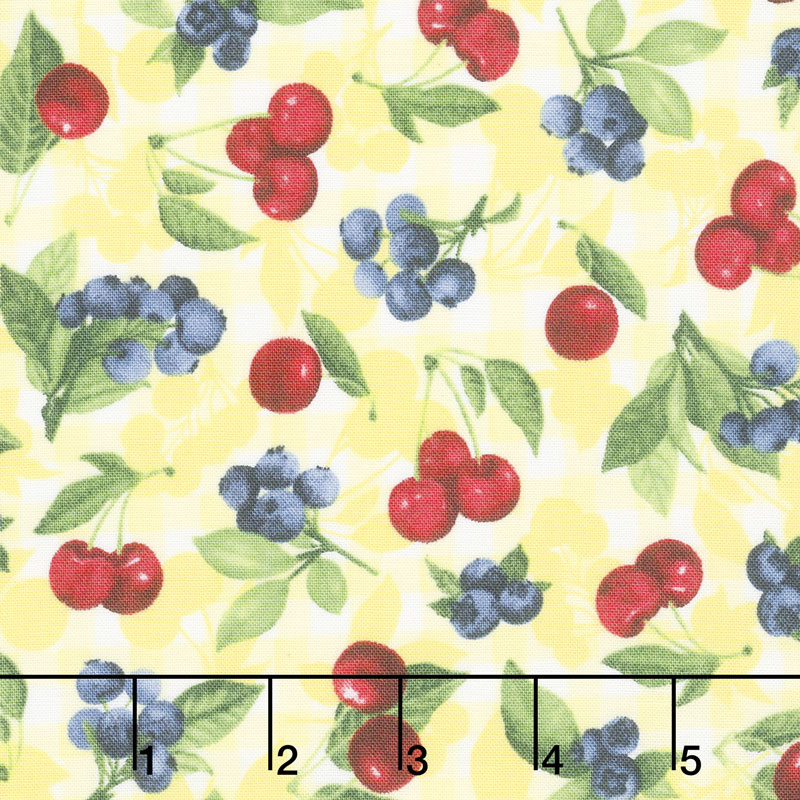 Ambrosia Farm - Cherry Berry Sunshine Fabric Yardage