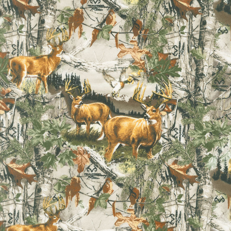 Realtree - Deer Country Allover Brown Yardage