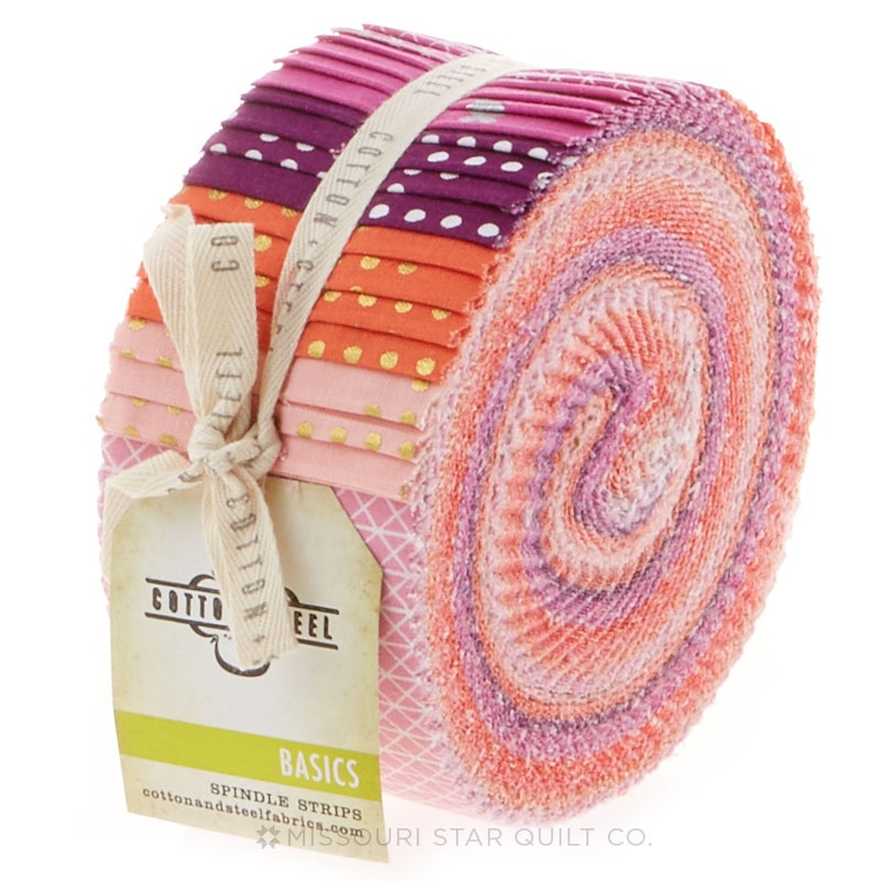 Cotton + Steel Basics Berry Spindle Strips
