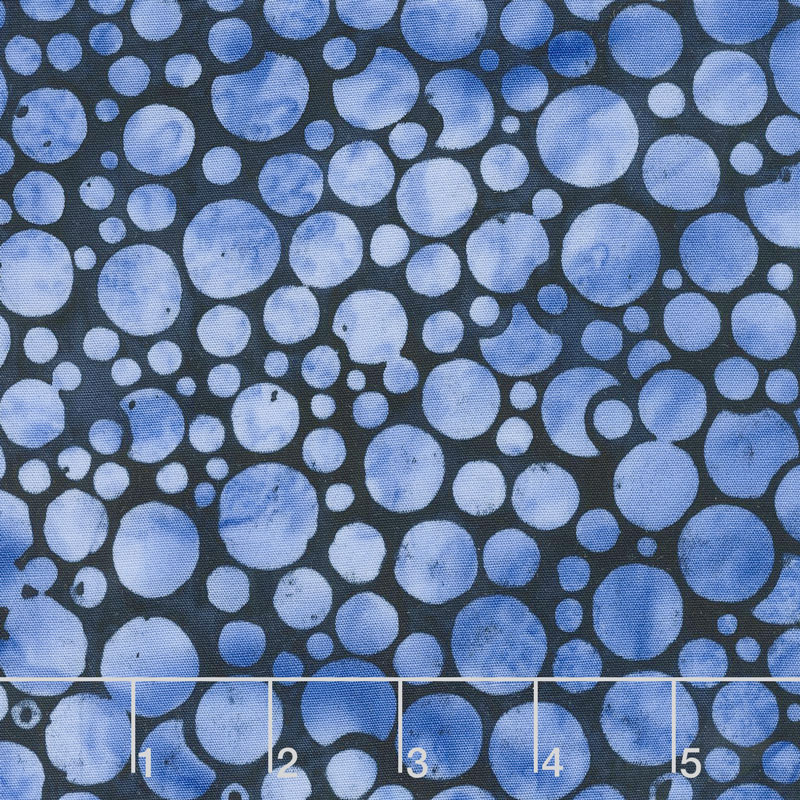 Blueberry Patch Batiks - Mini Bubbles Chambray Yardage