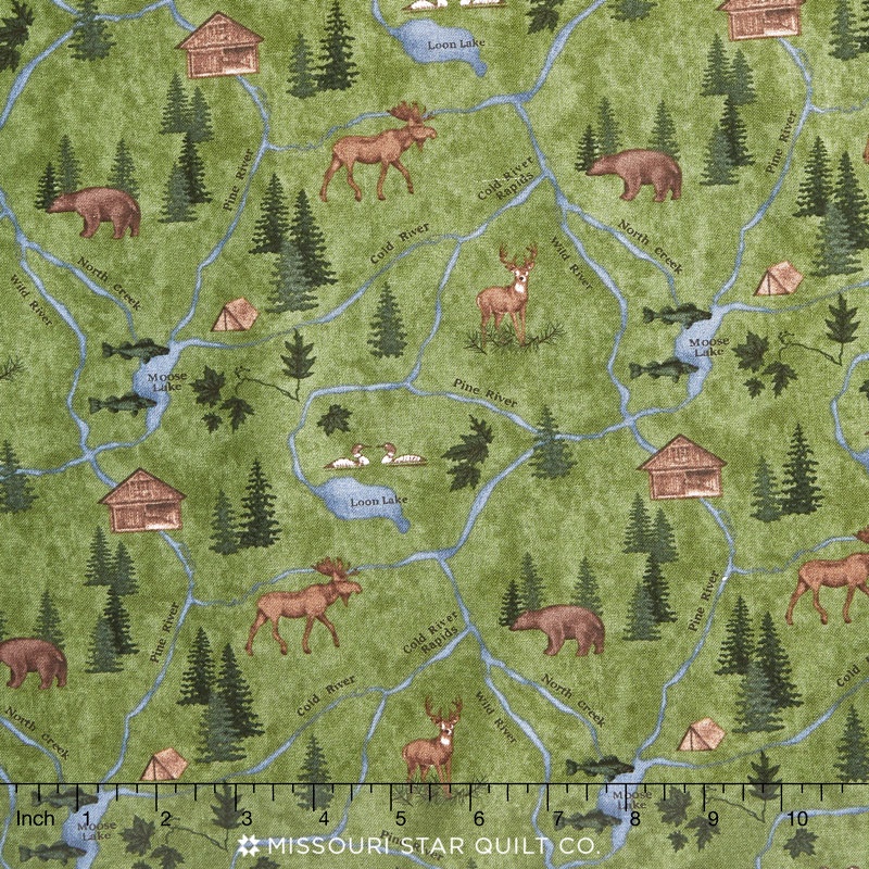 River Journey - Map Fern Yardage
