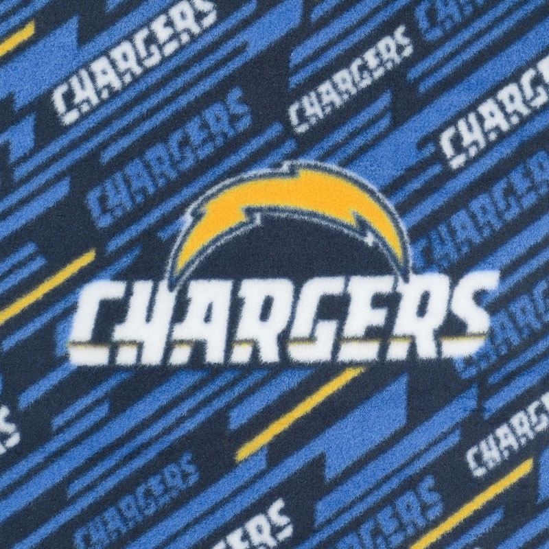 NFL Fleece - Los Angeles Chargers Blue Yardage
