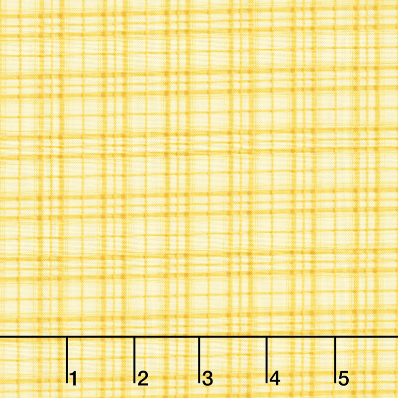 Home Grown - Plaid Yellow Yardage