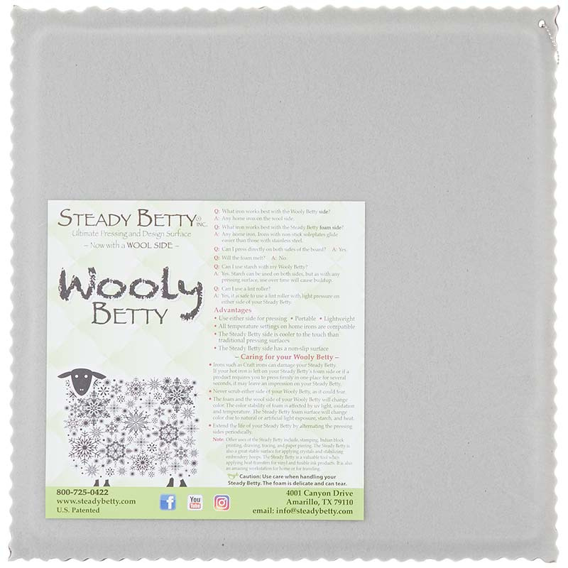 Steady Betty® Wooly Betty Board 17 1/2" x 17 1/2" Steady Betty