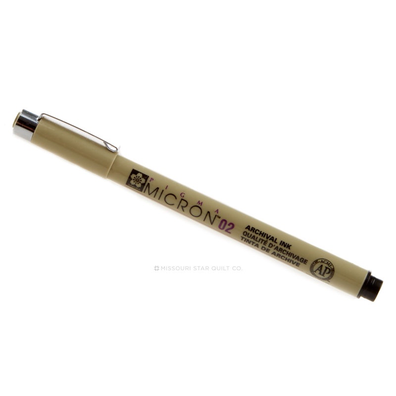 Pigma Micron 02 Pen .30mm Black