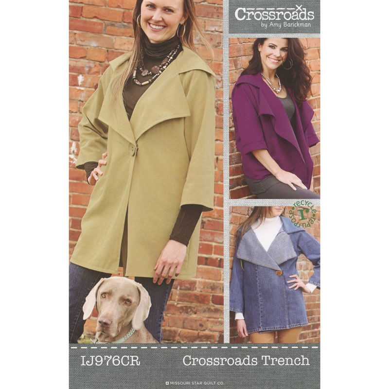 Crossroads by Amy Barickman: Crossroads Trench Pattern