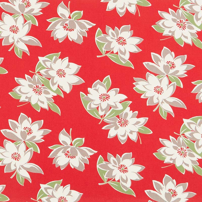 At Home with Bonnie and Camille - Sunday Stroll Red Canvas Yardage