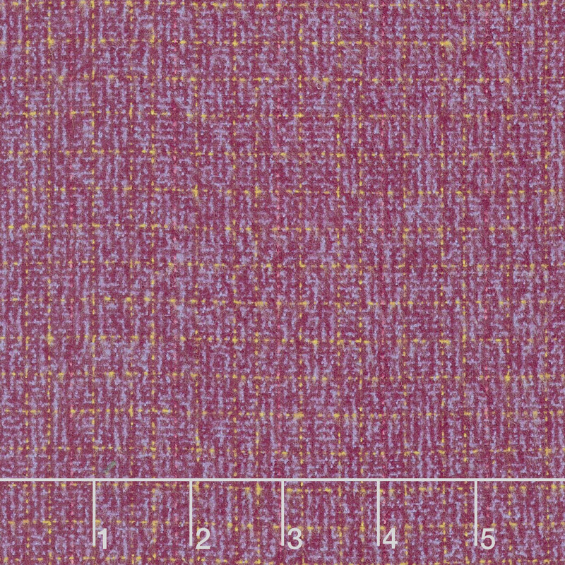Primo Plaid - Fuchsia Tweed Flannel Yardage