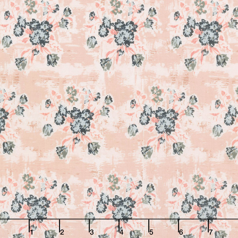 Abbie - Floral Pink Yardage
