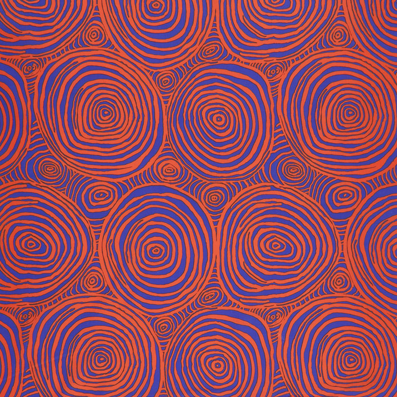 Kaffe Fassett Collective Spring 2019 - Bright Onion Rings Tomato Yardage