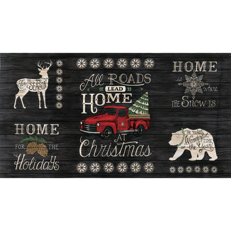 Holiday Lodge - Holiday Charcoal Panel