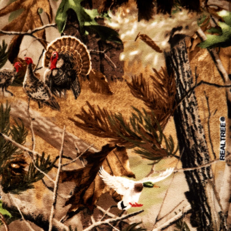 Fleece Licensed - Realtree Hidden Animals Multi Yardage