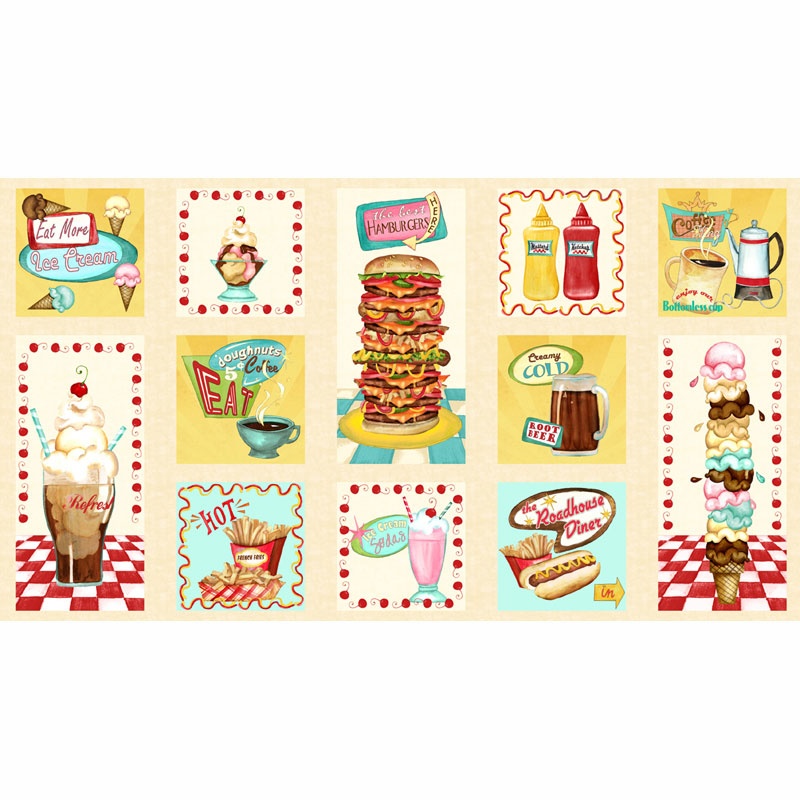At the Diner - Hot Pad Multi Panel