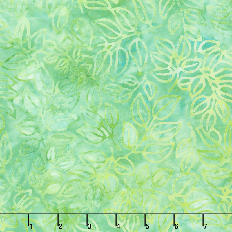 Artisan Batiks - Color Source 8 - Packed Leaves Sprout Yardage