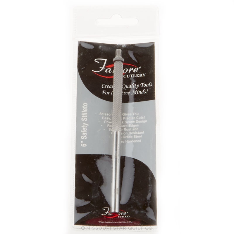 Metal Safety Stiletto 6"