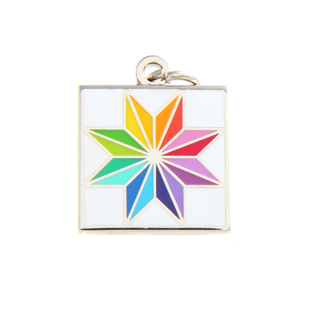 Lemoyne Star Charm by Pin Peddlers Pin Peddlers