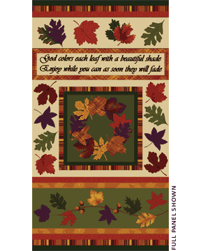 Rustling Leaves - Sage Multi Panel
