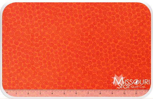 Sunflower Daze - Swirl Orange Yardage