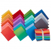 Blue Ombre/' Fat Quarter Wool Fabric