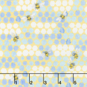 My Imagination - Bees Blue Jay Yardage