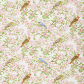 Apple Festival - Bloom and Birds Cream Yardage