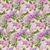 Chelsea Lilacs Pale Green Yardage Michel Design Works North