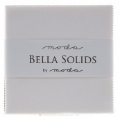 Bella Solids White Charm Pack