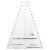 Me &amp; My Sister Double Wide Dresden Ruler - 36 Degree | Me &amp; My Si...