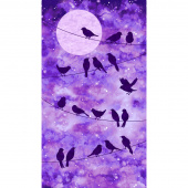 Artisan Spirit - Imagine Novelty Bird Purple Digitally Printed Panel