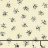 Hive Rules - Tossed Bees Natural Yardage