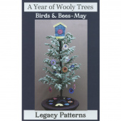 A Year of Wooly Trees Pattern - May Birds & Bees