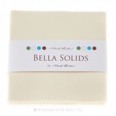 Bella Solids Ivory Charm Pack 