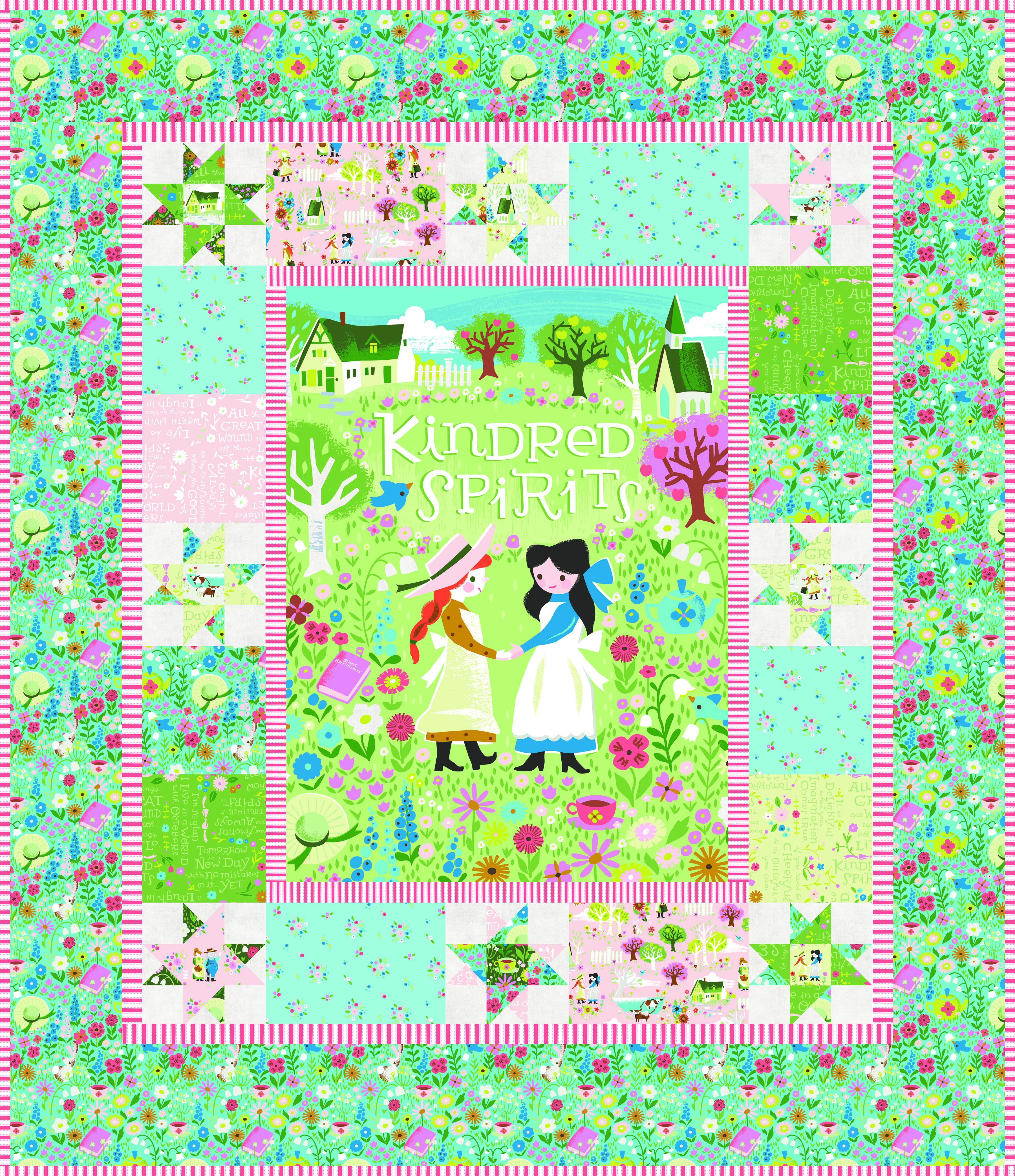 True Friends Panel Quilt