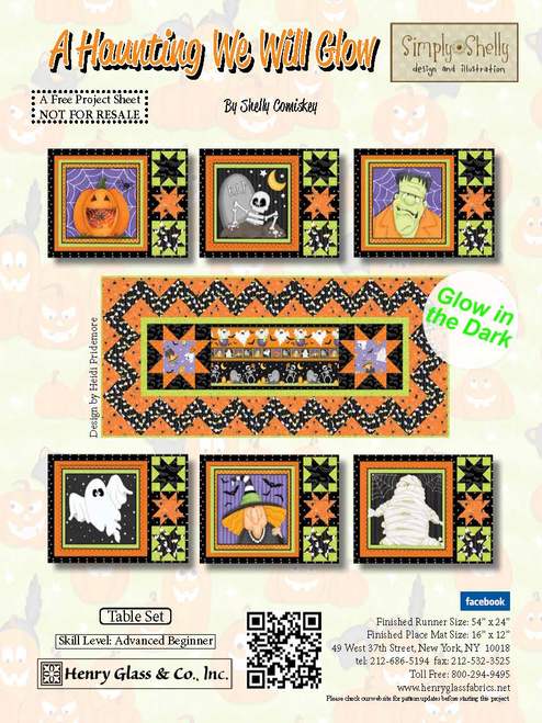 A Haunting We Will Glow Table Set