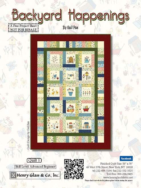 Backyard Happenings Quilt 1