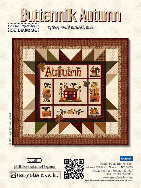Buttermilk Autumn Quilt #1
