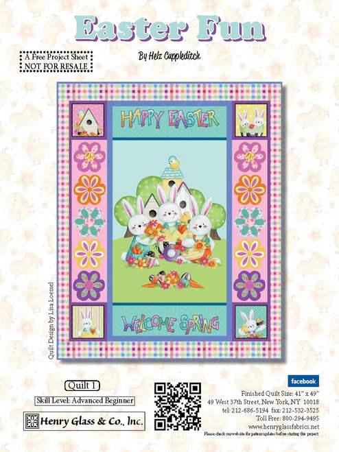 Easter Fun Quilt 1