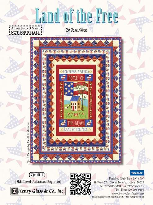 Land of the Free Quilt 1