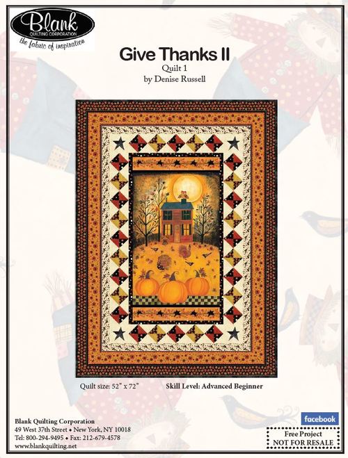 Give Thanks II Quilt